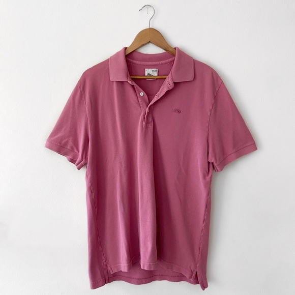 Lacoste Other - lacoste • men’s vintage washed collared polo